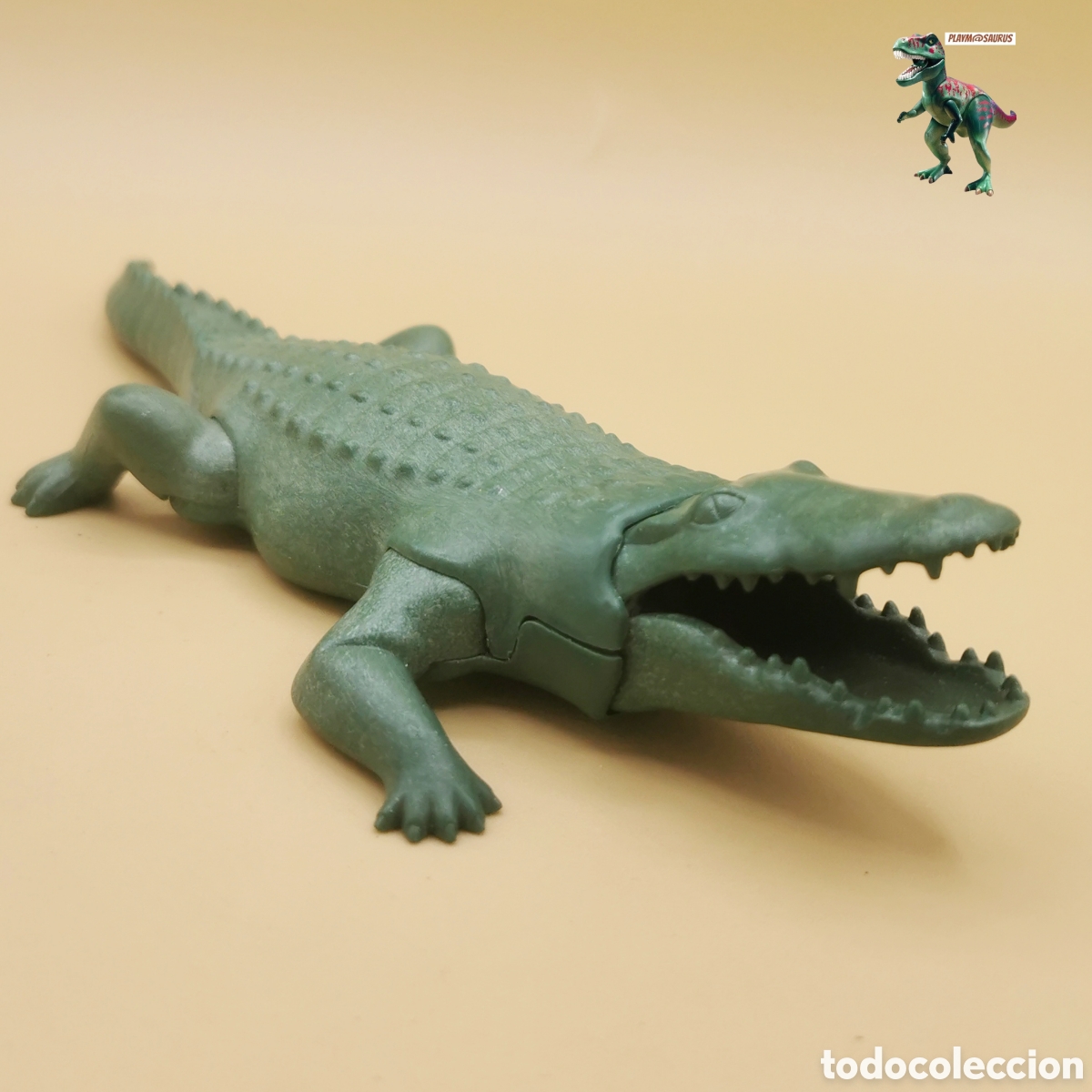 Playmobil: PLAYMOBIL cocodrigo gigante lagarto caiman zoo safari africa lago laguna rio 3046 3541 7016