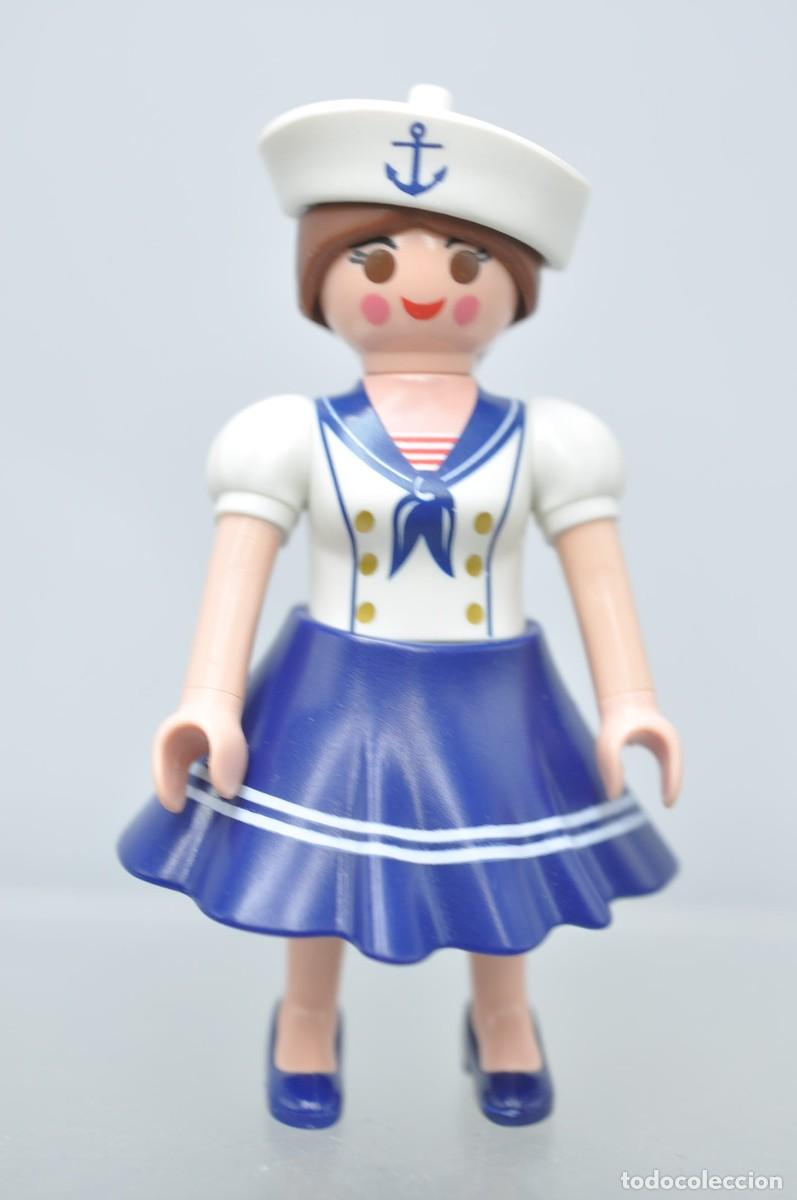 Playmobil: WSK062 Playmobil, figura mujer, marinera serie 22