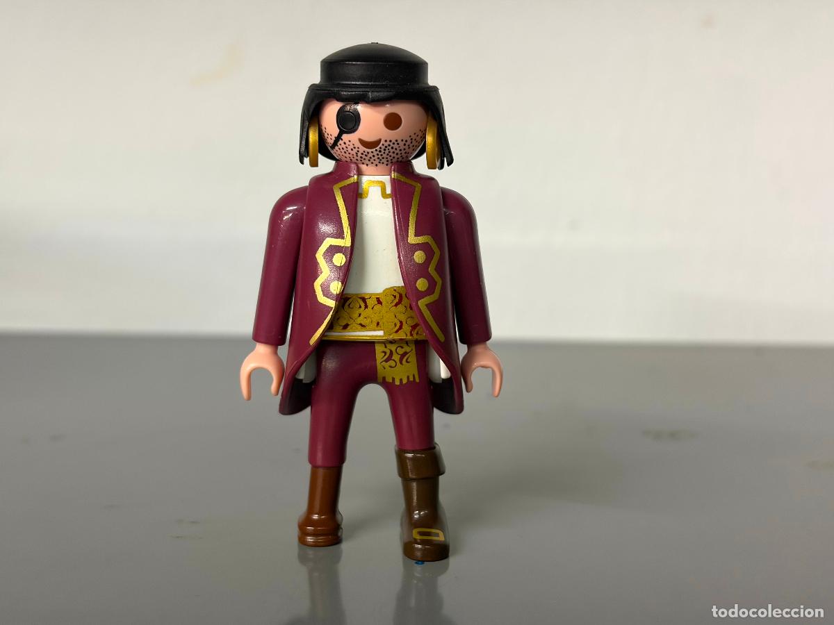 Playmobil: PLAYMOBIL figura pirata con chaleco tuerto -mix19