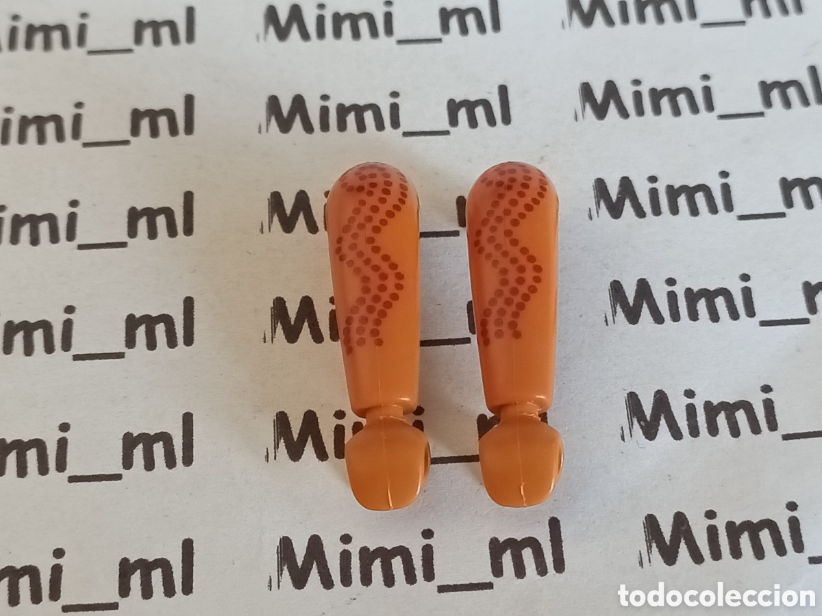 Playmobil: Playmobil brazos morenos con tatuajes africano egipcio cavern&iacute;cola prehist&oacute;rico indio