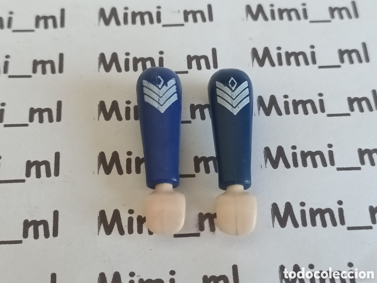 Playmobil: Playmobil brazos azul marino galones soldado nordista sudista western oeste recambios figuras
