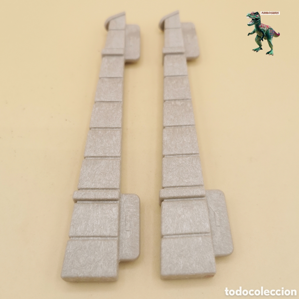 Playmobil: PLAYMOBIL X2 pieza steck castillo medieval contrafuerte terminacion muro 3030 3123 3665 3666 3888