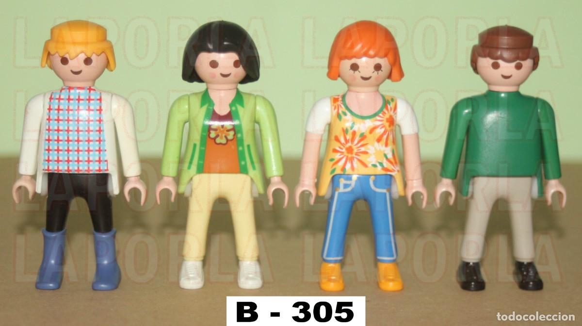 Playmobil: PLAYMOBIL 4 FIGURAS CITY LIFE (B-305)