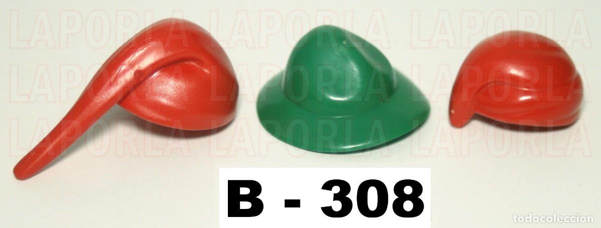 Playmobil: PLAYMOBIL 1 SOMBRERO Y 2 GORROS MEDIEVALES - CAMPESINOS VASALLOS SIERVOS (B-308)