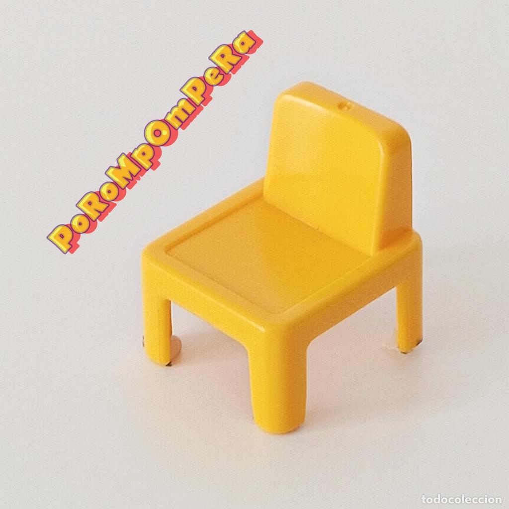 Playmobil: PLAYMOBIL SILLA INFANTIL AMARILLA PUPITRE NI&Ntilde;O ASIENTO O8