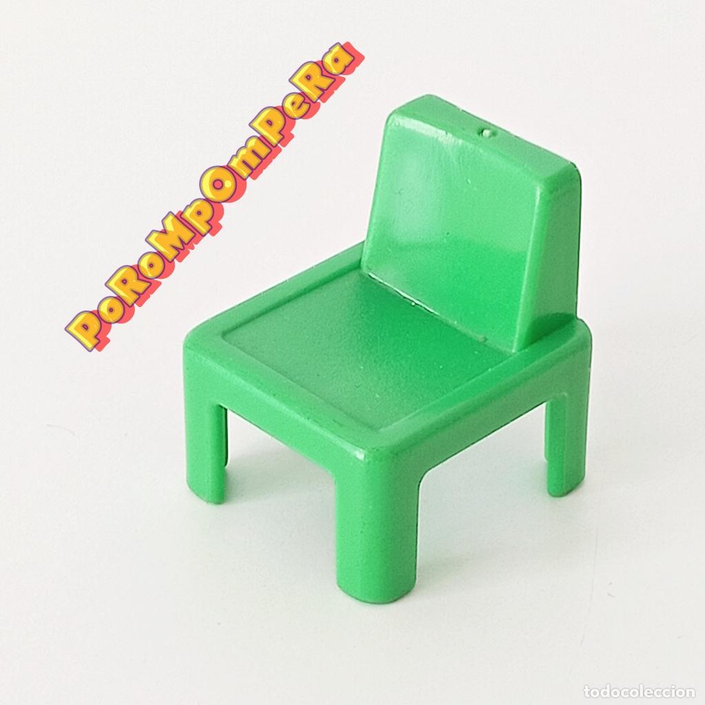 Playmobil: PLAYMOBIL SILLA INFANTIL VERDE COLEGIO CLASE COLE ESCUELA O8