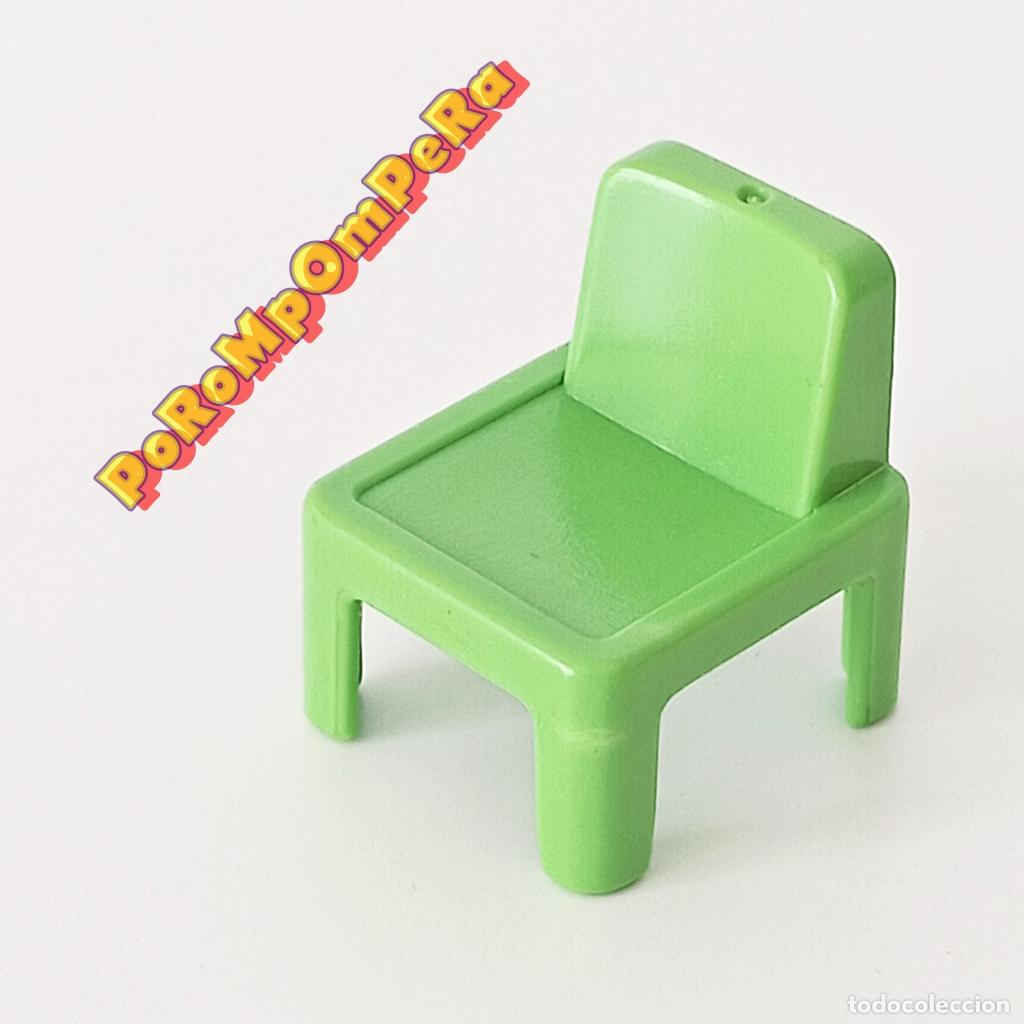 Playmobil: PLAYMOBIL SILLA INFANTIL VERDE CLARO COLEGIO CLASE COLE ESCUELA O8