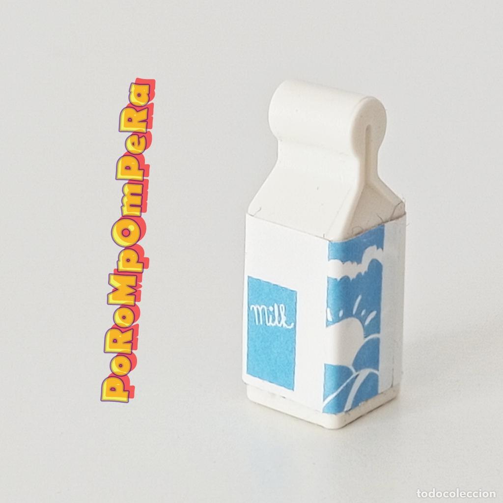 Playmobil: PLAYMOBIL LECHE ENVASE TETRA BRIK PAQUETE ALIMENTACI&Oacute;N COCINA CASA RESTAURANT CAFETER&Iacute;A O8