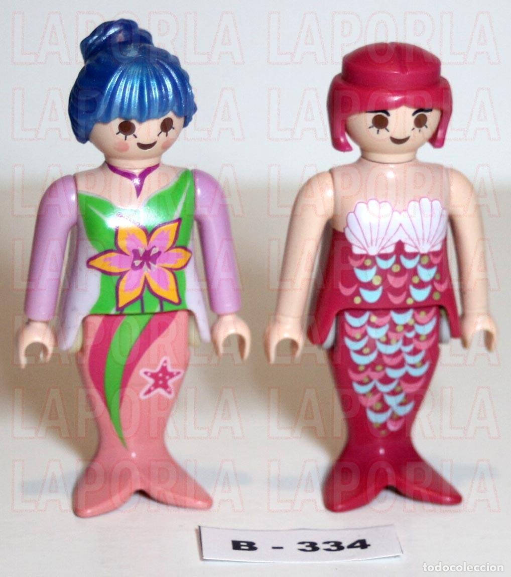 Playmobil: PLAYMOBIL 2 FIGURAS SIRENAS - FANTAS&Iacute;A MARINO OC&Eacute;ANO (B-334)