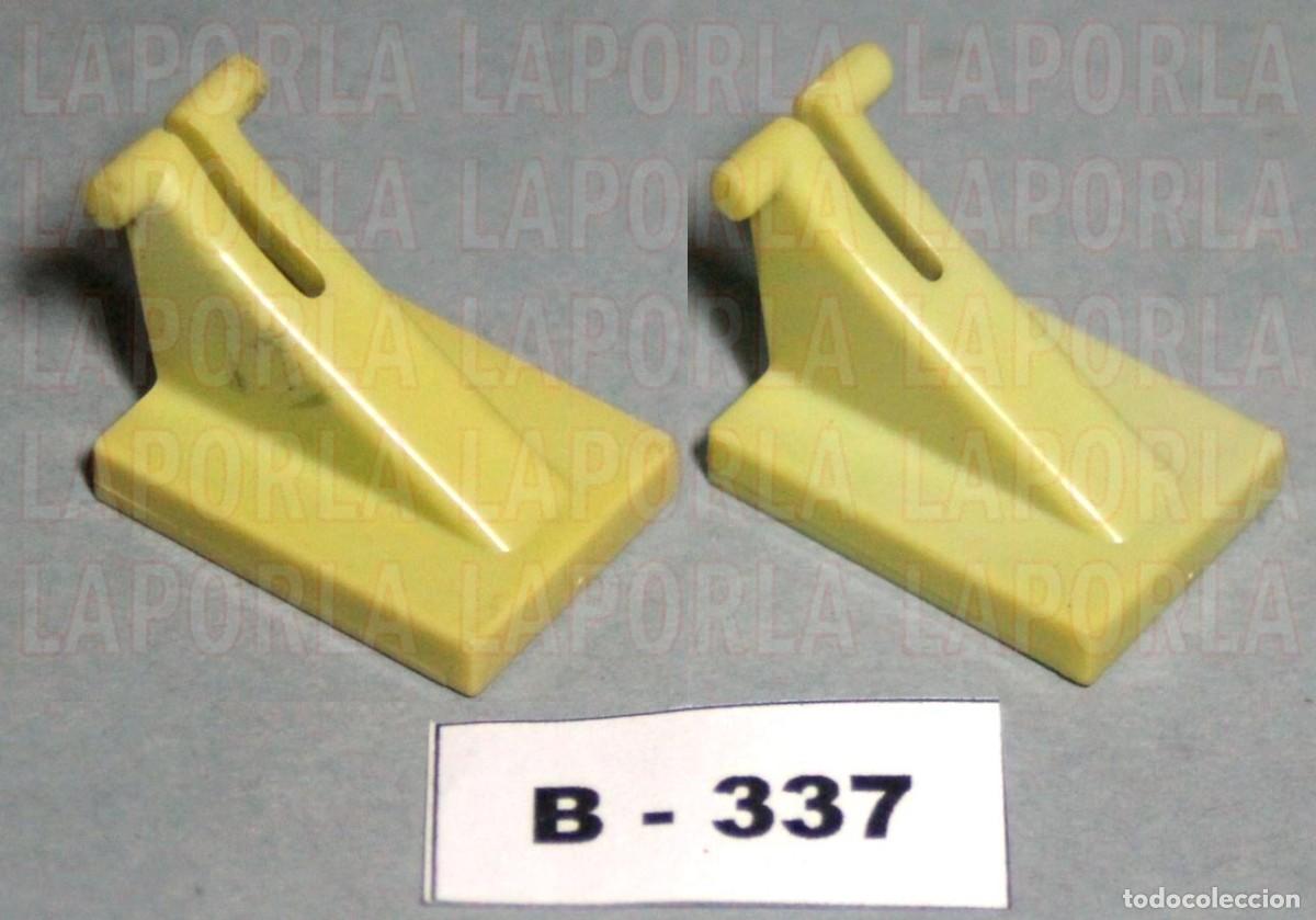 Playmobil: PLAYMOBIL 2 ESTABILIZADORES RETROEXCAVADORA CL&Aacute;SICA 1&ordf; &Eacute;POCA 3472 - RECAMBIOS REPUESTOS (B-337)