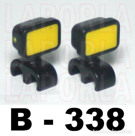 Playmobil: PLAYMOBIL 2 FOCOS PARA JEEP VEH&Iacute;CULO ANFIBIO 4228 4844 5429 4846 - RECAMBIOS REPUESTOS (B-338)