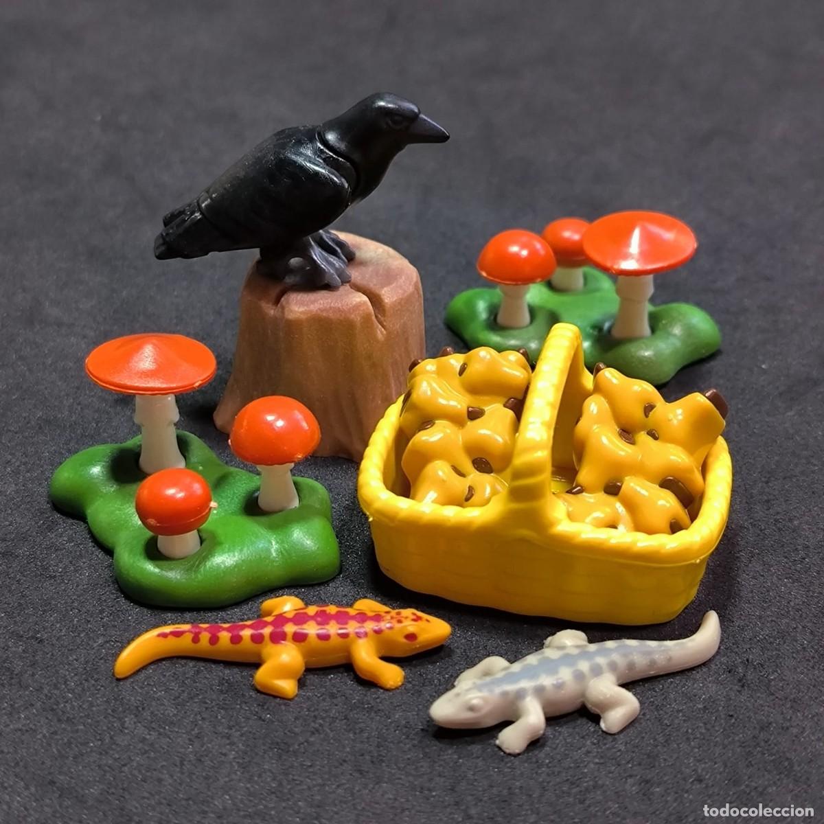 Playmobil: Playmobil lagartijas, ciervo, canasta y hongos ☼