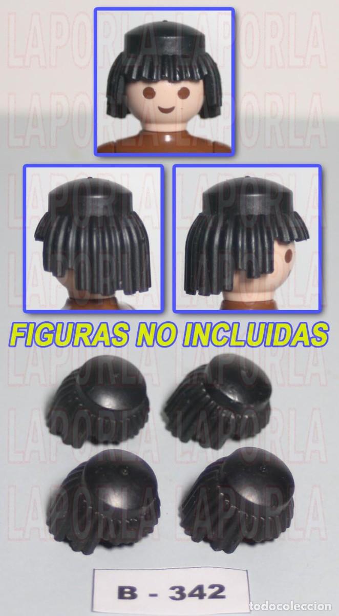 Playmobil: PLAYMOBIL 4 PELUCAS AFRICANOS IND&Iacute;GENAS (B-342)