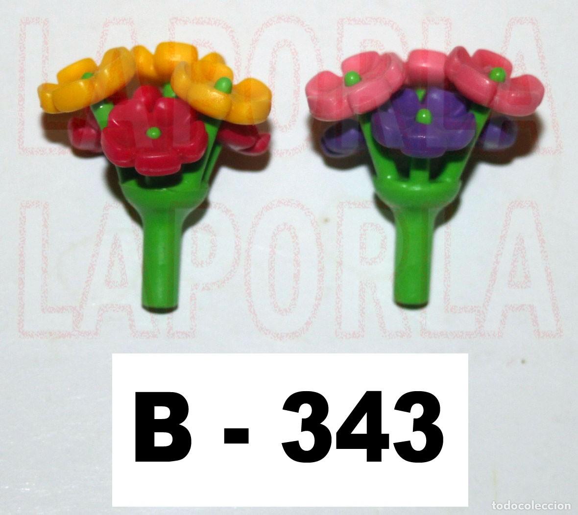 Playmobil: PLAYMOBIL 2 RAMOS DE FLORES - JARD&Iacute;N DECORACI&Oacute;N HOGAR JARR&Oacute;N REGALO BODA (B-343)