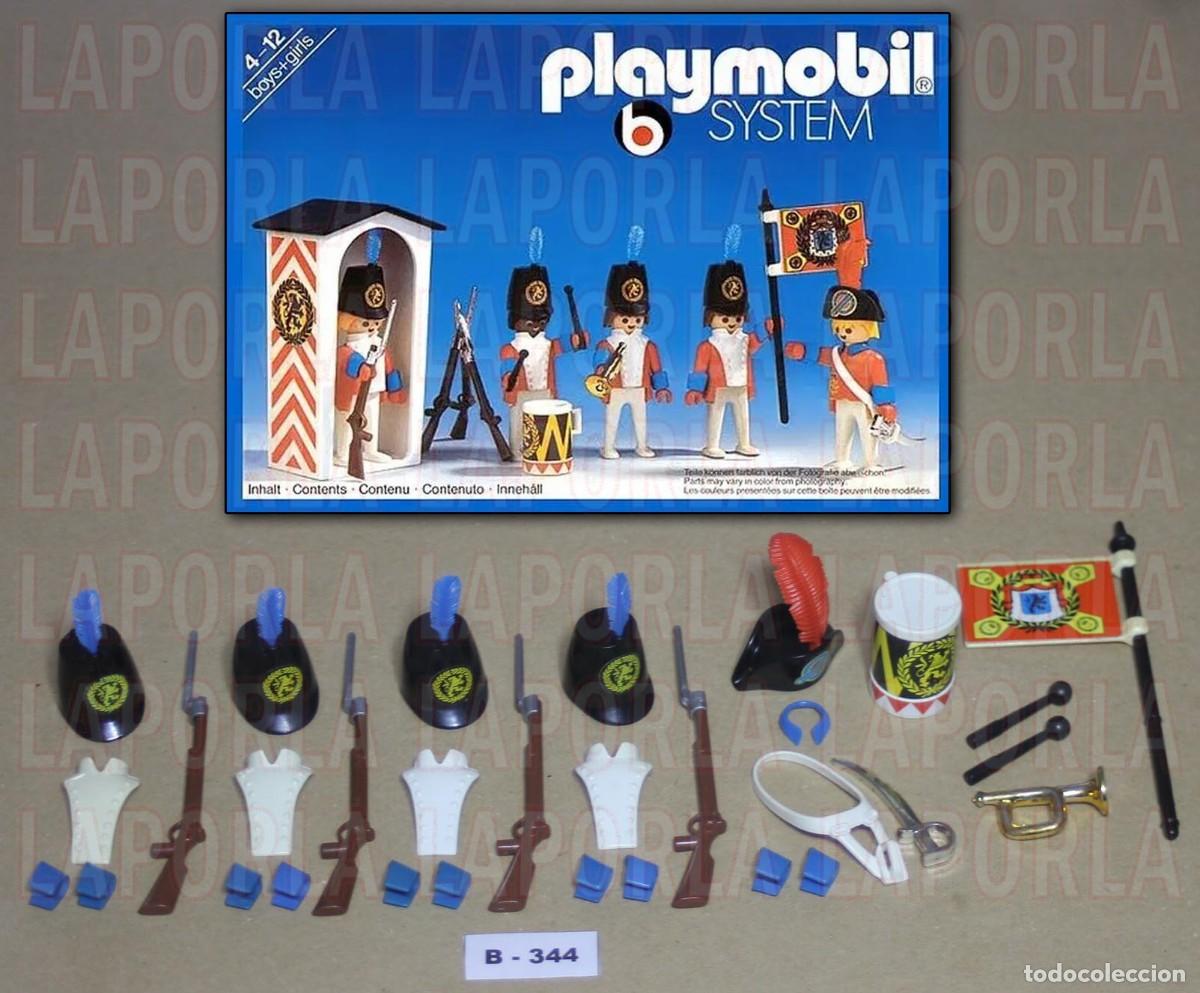 Playmobil: PLAYMOBIL LOTE COMPLETO ACCESORIOS GUARDIA REAL REF. 3544 -SIN FIGURAS NI GARITA- (B-344)