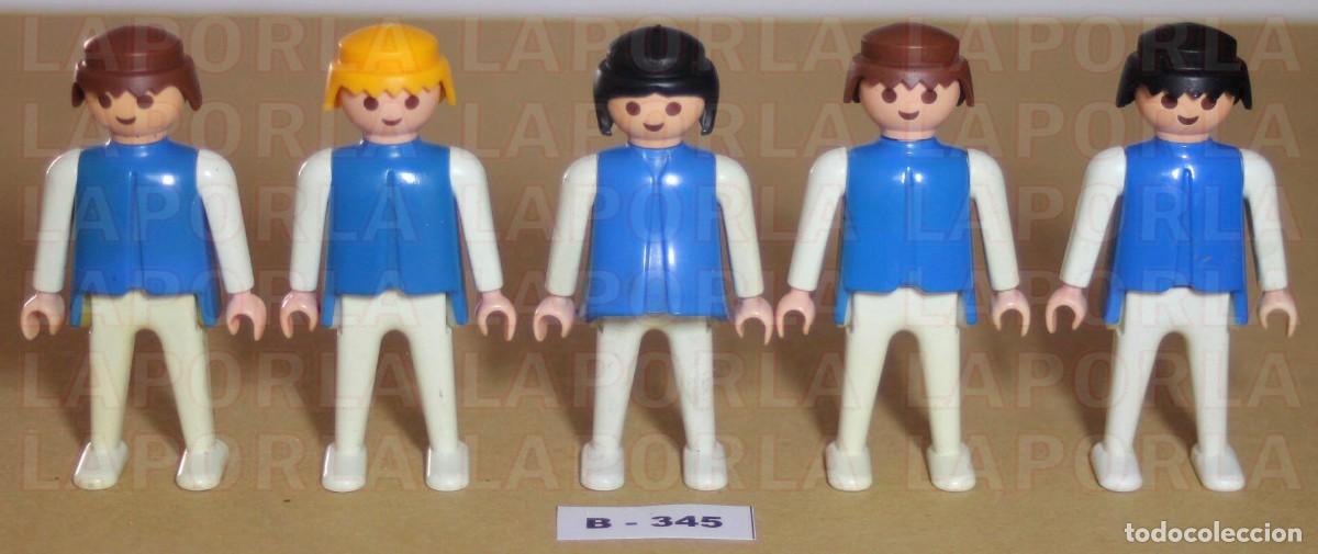 Playmobil: PLAYMOBIL 5 FIGURAS CL&Aacute;SICAS 4 CLICKS Y 1 CLACK - MARINEROS MEDIEVAL (B-345)