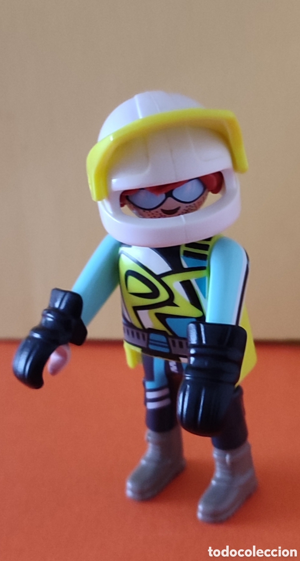 Playmobil: Piloto moto carreras. Playmobil.