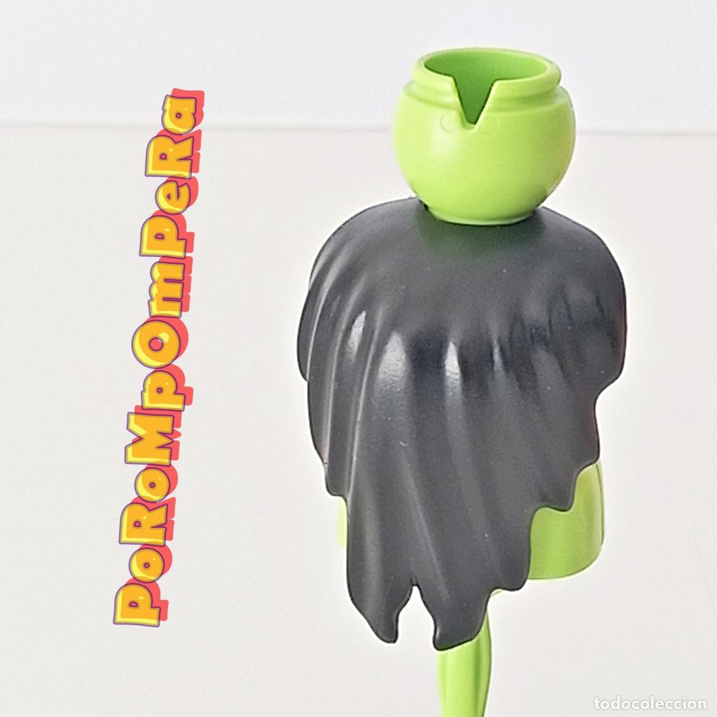 Playmobil: PLAYMOBIL CAPA NEGRA BRUJA 3838 JOROBA HECHICERA MEDIEVAL CHEPA M7
