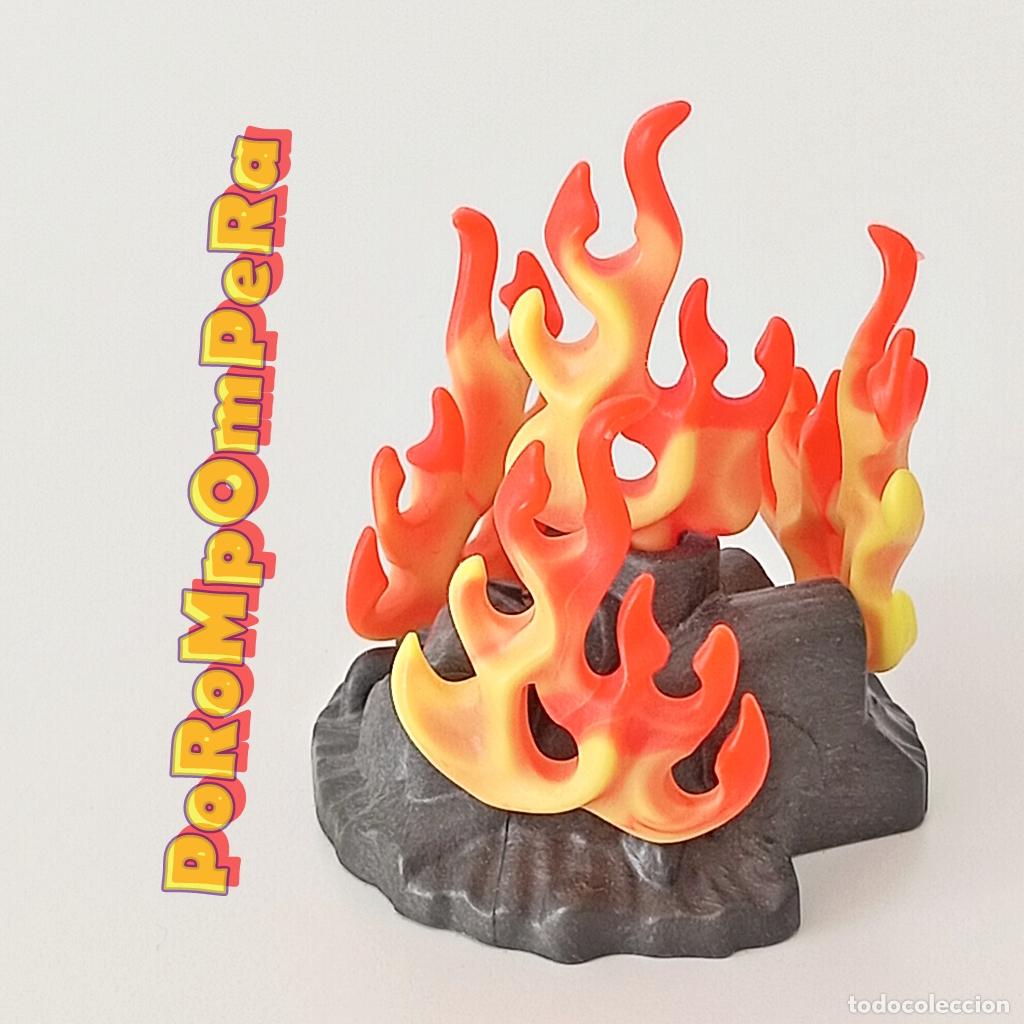 Playmobil: PLAYMOBIL FOGATA HOGUERA FUEGO LLAMA IDEAL DIORAMA INDIO OESTE MEDIEVAL VIKINGO BEL&Eacute;N AVENTURA M6