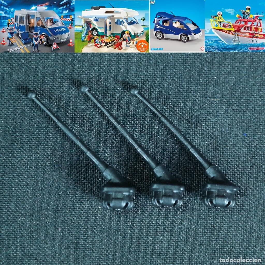 Playmobil: Playmobil 3 antenas de van, camper como ref.6671, 9236, 7416 y otras ☼