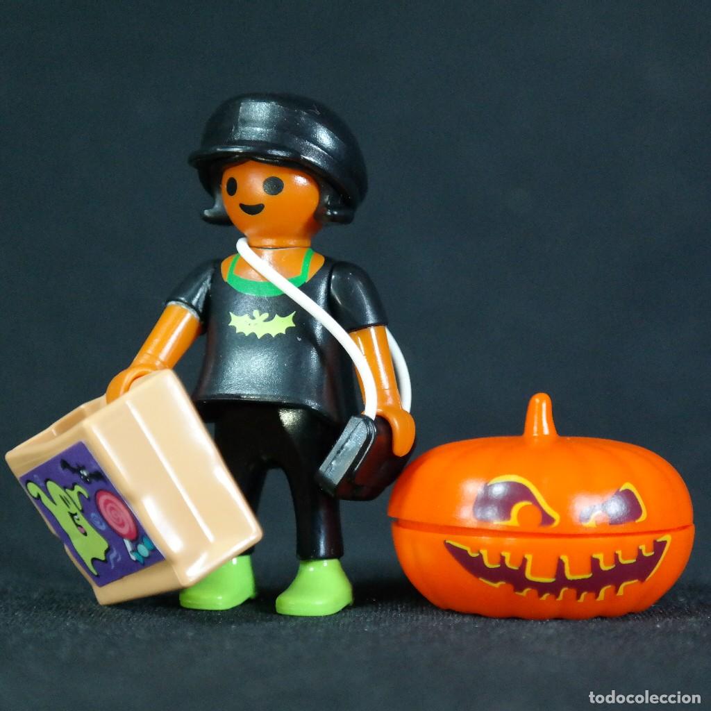 Playmobil: Playmobil ni&ntilde;a con accesorios de halloween ☼