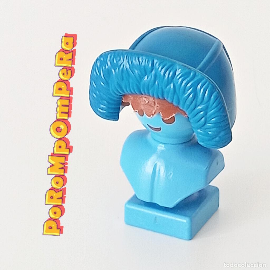 Playmobil: PLAYMOBIL CAPUCHA INVERNAL AZUL 3460 3463 GORRO EXPEDICI&Oacute;N &Aacute;RTICO A&Ntilde;OS 80 M6