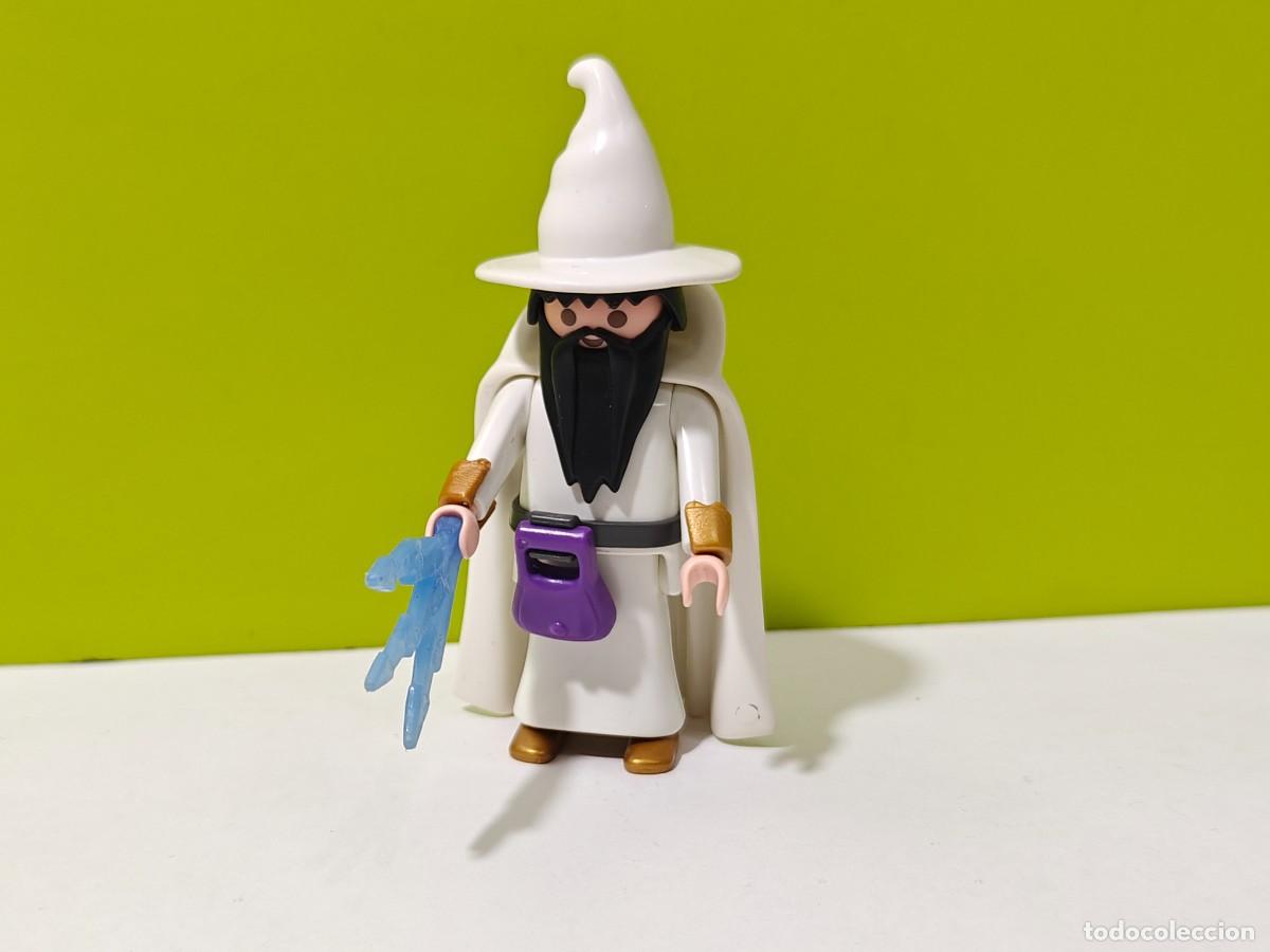 Playmobil: playmobil figura hombre mago-druida, medieval, Novelmore, hadas, gnomos, Asterix, fantas&iacute;a