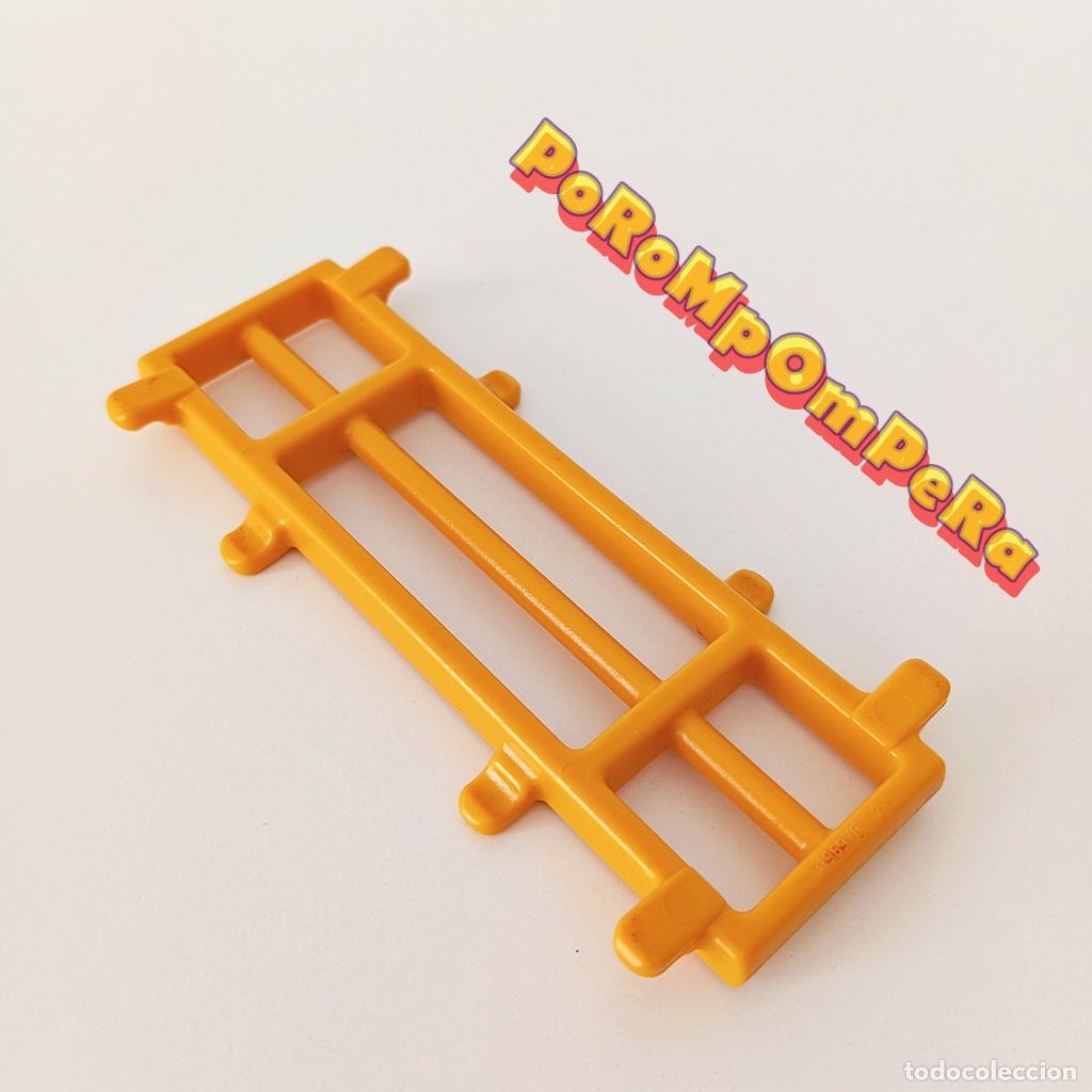 Playmobil: PLAYMOBIL TRAMO VALLA MOSTAZA 3634 3650 SECCI&Oacute;N ZOO CERCO REFUGIO ANIMAL ACUARIO SEA LIFE M6