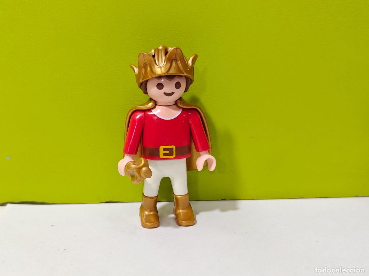 Playmobil: playmobil figura ni&ntilde;o pr&iacute;ncipe-rey medieval, castillo, vikingos, princesas, piratas, torneo, city..
