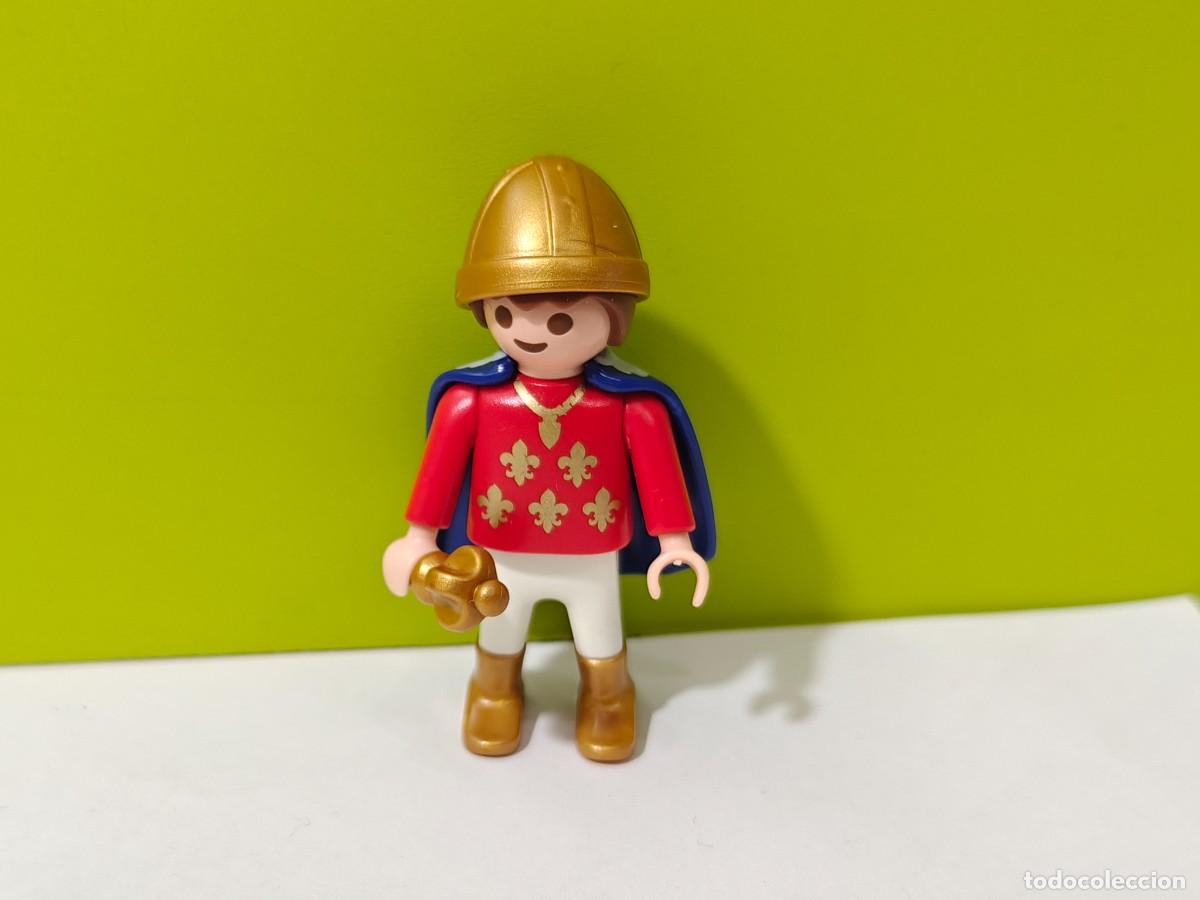Playmobil: playmobil figura ni&ntilde;o pr&iacute;ncipe-rey medieval, castillo, vikingos, princesas, piratas, torneo, city..