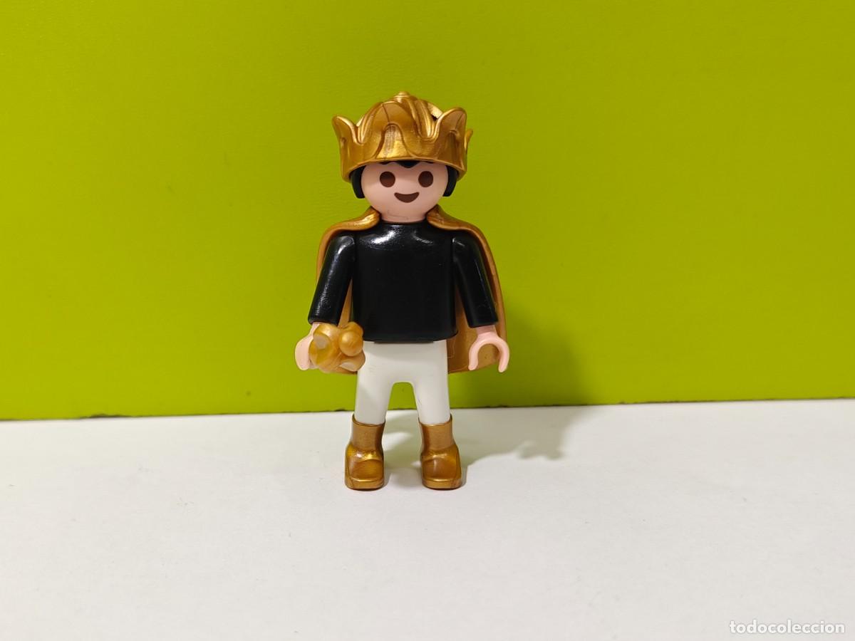 Playmobil: playmobil figura ni&ntilde;o pr&iacute;ncipe-rey medieval, castillo, vikingos, princesas, piratas, torneo, city..