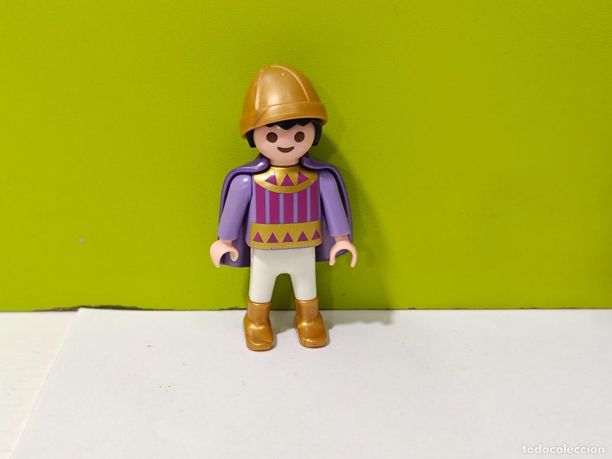 Playmobil: playmobil figura ni&ntilde;o pr&iacute;ncipe-rey medieval, castillo, vikingos, princesas, piratas, torneo, city..