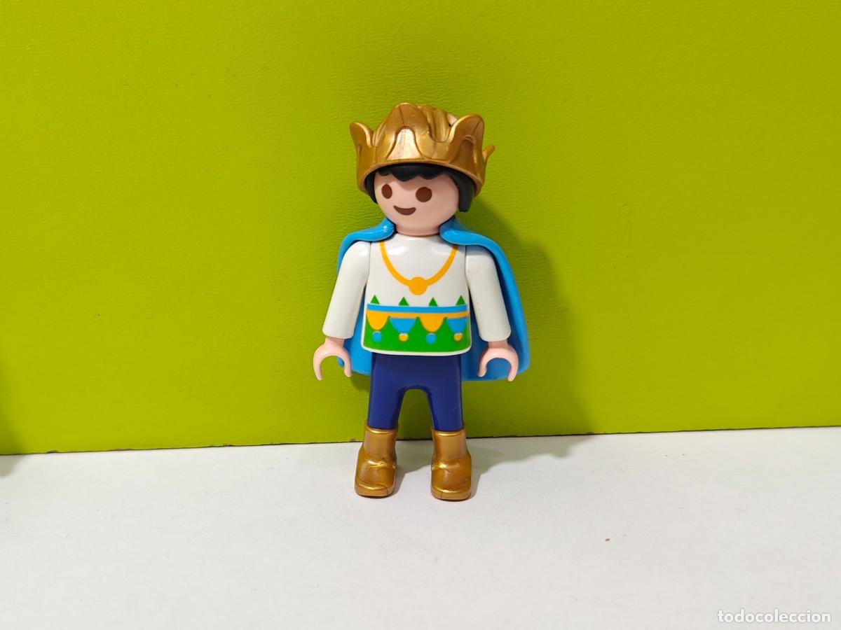 Playmobil: playmobil figura ni&ntilde;o pr&iacute;ncipe-rey medieval, castillo, vikingos, princesas, piratas, torneo, city..