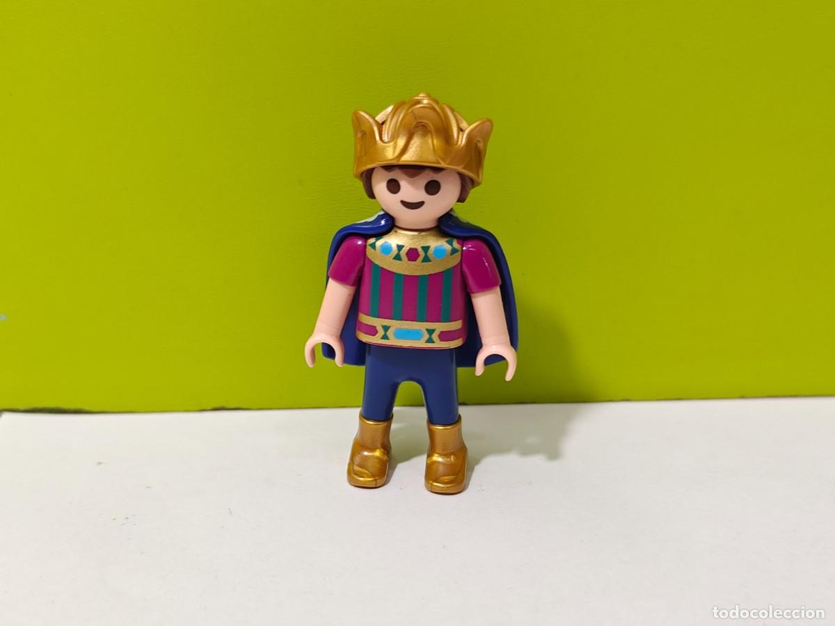 Playmobil: playmobil figura ni&ntilde;o pr&iacute;ncipe-rey medieval, castillo, vikingos, princesas, piratas, torneo, city..