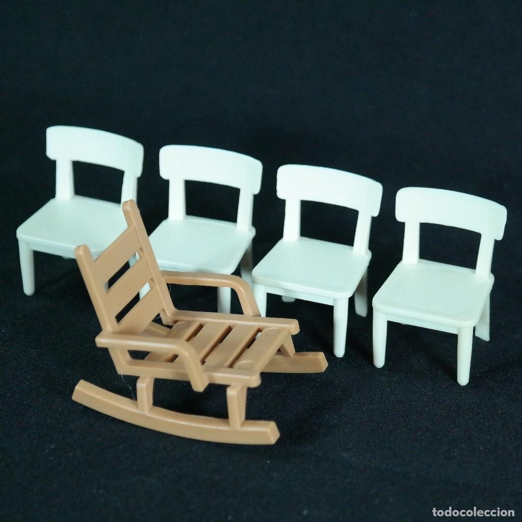 Playmobil: Playmobil cinco sillas ☼
