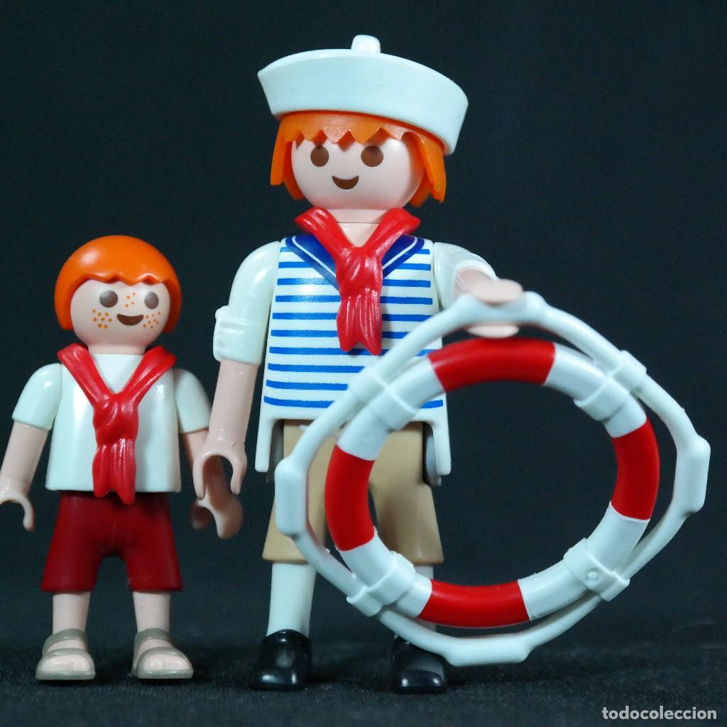 Playmobil: Playmobil marinero con ni&ntilde;o ☼