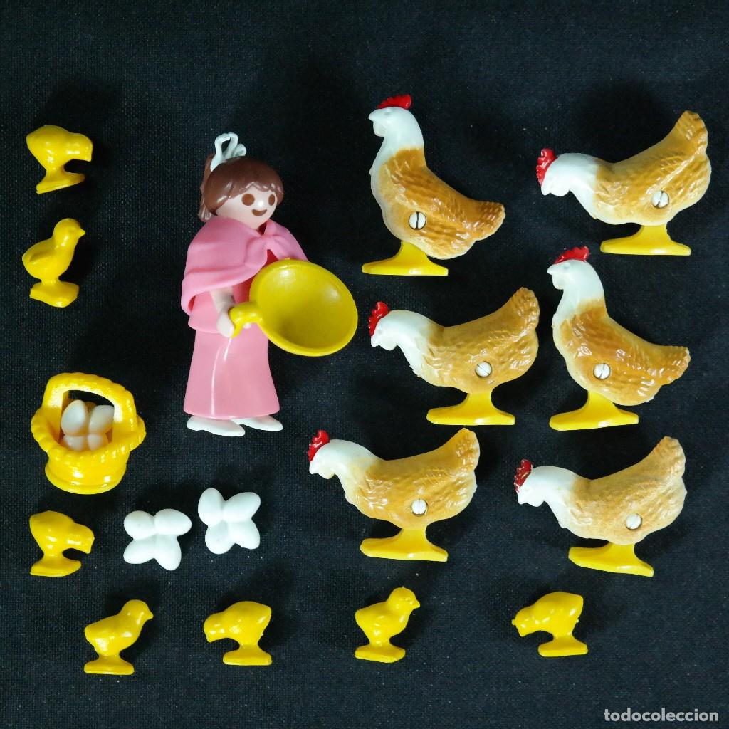 Playmobil: Playmobil ni&ntilde;a con gallinas ☼