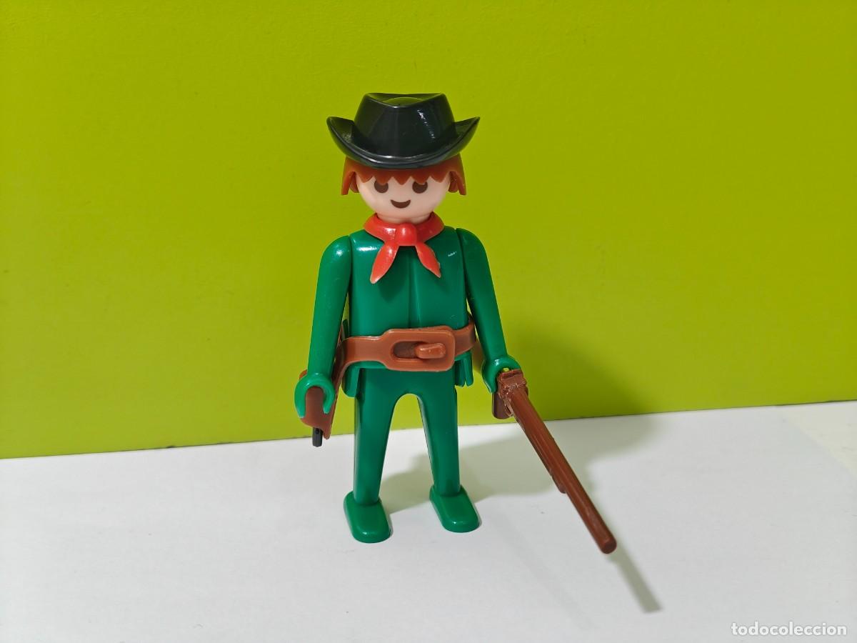Playmobil: Playmobil figura hombre vaquero, oeste, western, indios, fuerte, diligencia, nordistas, sudistas.