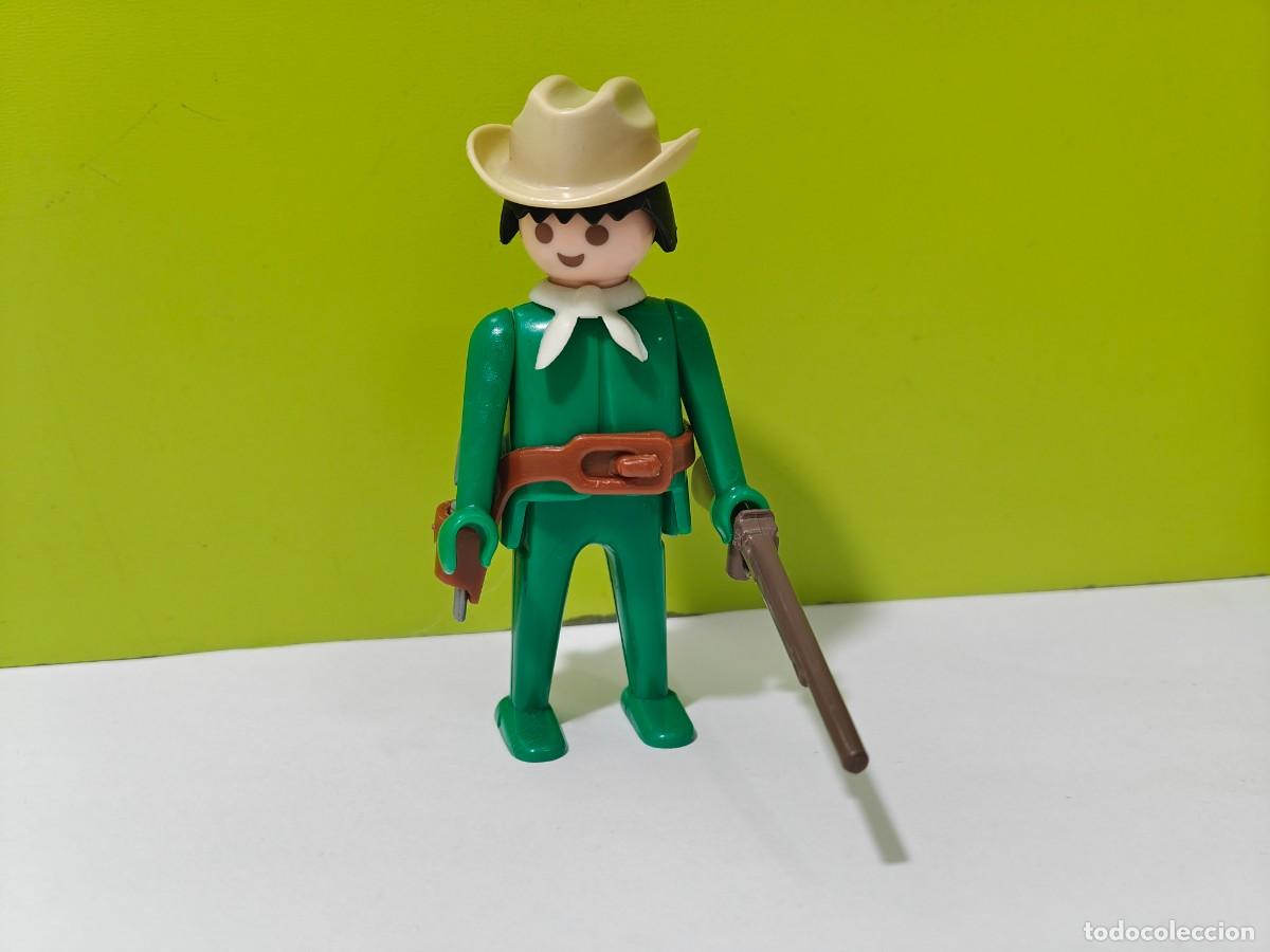 Playmobil: Playmobil figura hombre vaquero, oeste, western, indios, fuerte, diligencia, nordistas, sudistas.