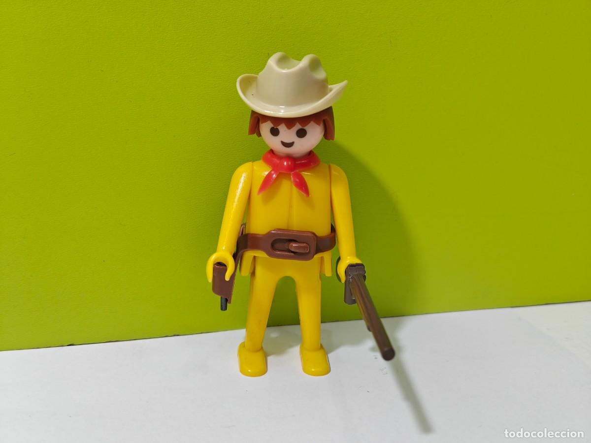 Playmobil: Playmobil figura hombre vaquero, oeste, western, indios, fuerte, diligencia, nordistas, sudistas.