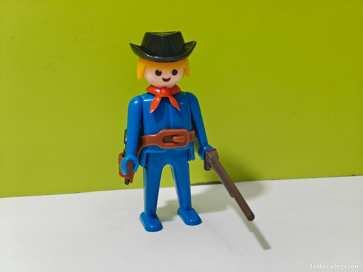 Playmobil: Playmobil figura hombre vaquero, oeste, western, indios, fuerte, diligencia, nordistas, sudistas.