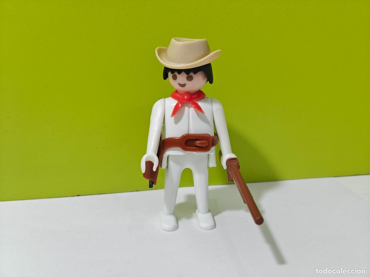 Playmobil: Playmobil figura hombre vaquero, oeste, western, indios, fuerte, diligencia, nordistas, sudistas.