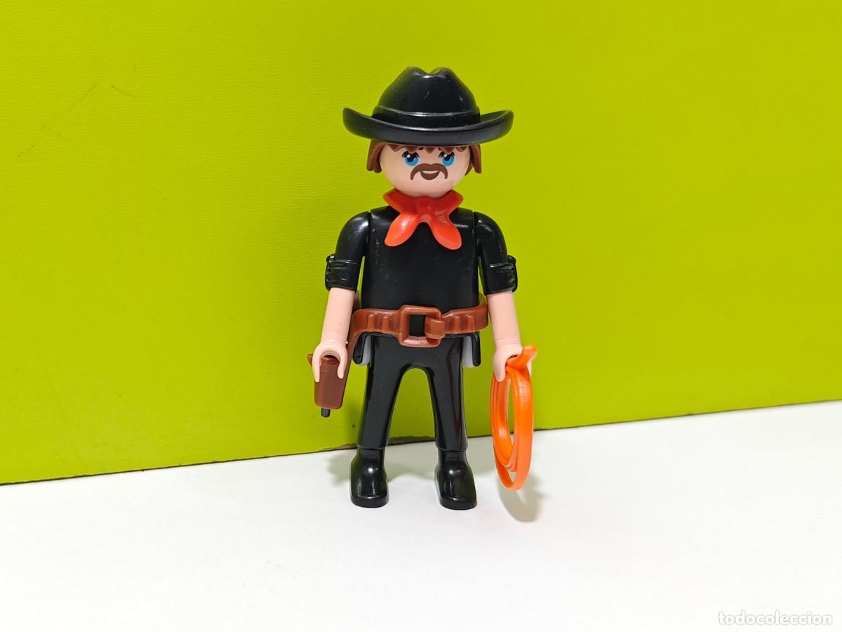 Playmobil: Playmobil figura hombre vaquero, oeste, western, indios, fuerte, diligencia, nordistas, sudistas.