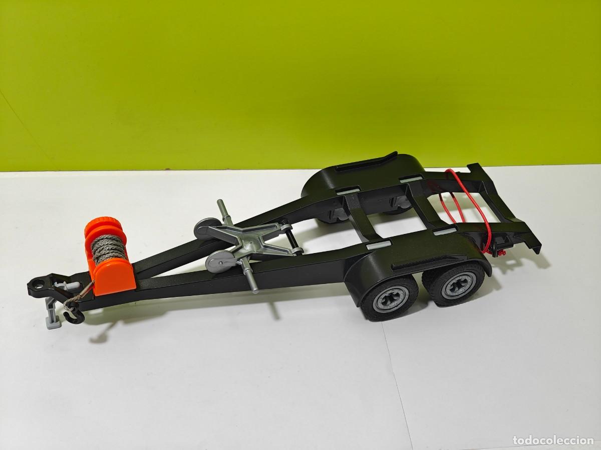 Playmobil: playmobil remolque para veh&iacute;culo-lancha de polic&iacute;a ref 5187, rescate, bomberos, furg&oacute;n, comisar&iacute;a