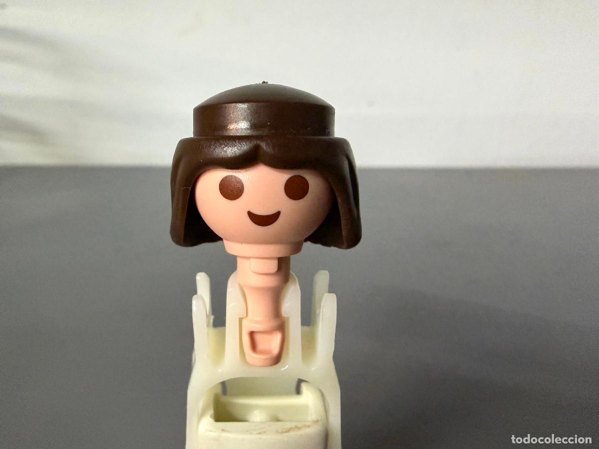 Playmobil: PLAYMOBIL pelo peluca recambio melena marron chocolate -solo se vende pelo-