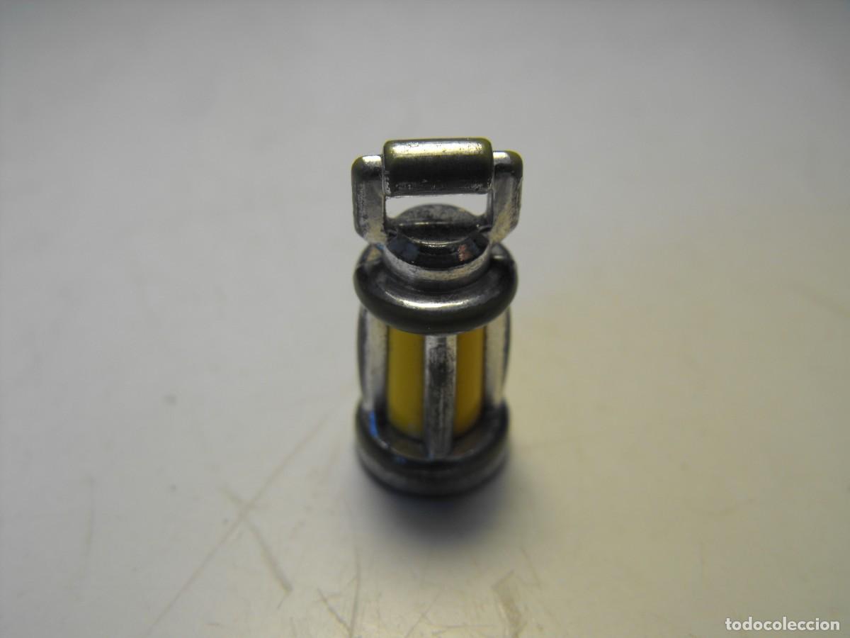 Playmobil: PLAYMOBIL. Farol de mano cromado. Primera &eacute;poca. Piratas, oeste.
