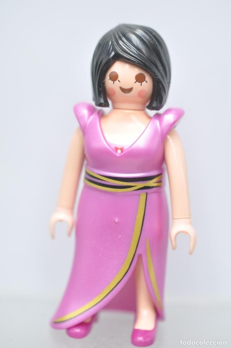Playmobil: wsk063 Playmobil, figura mujer, vestido noche