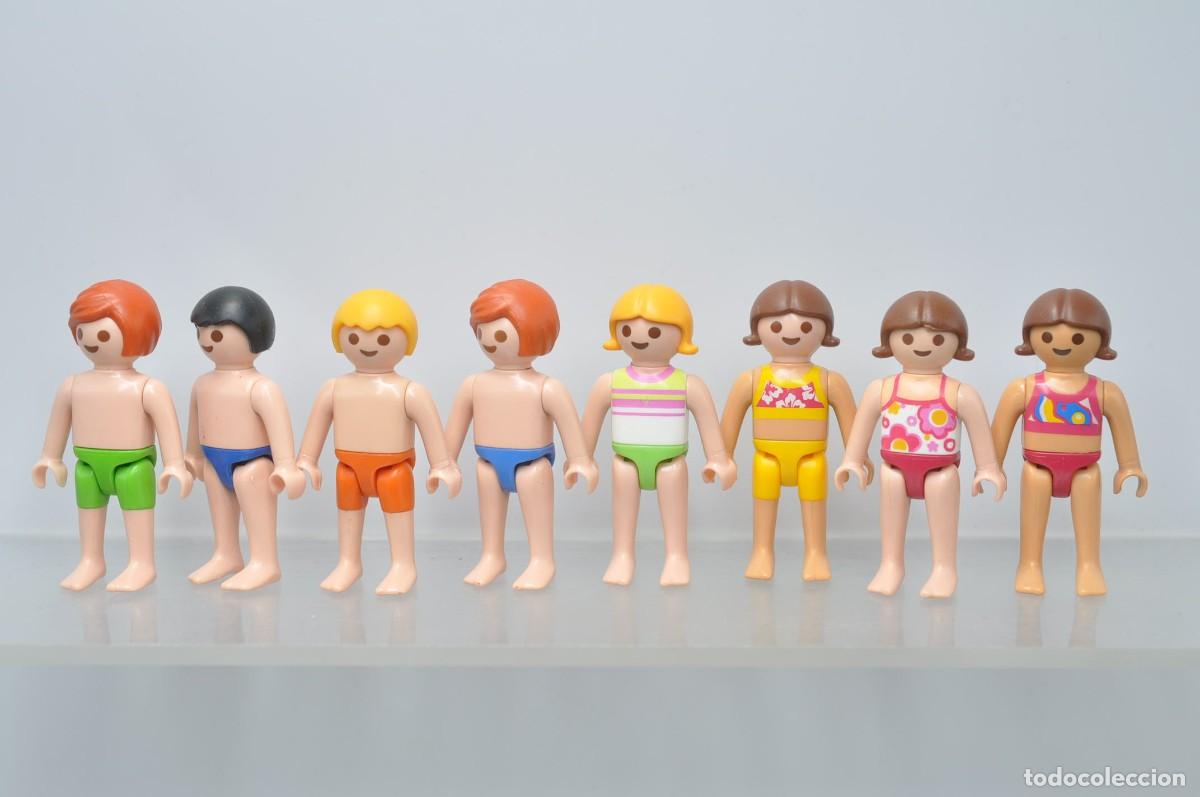 Playmobil: wsk063 Playmobil, figura 8 ni&ntilde;os playa