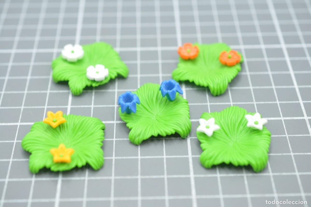 Playmobil: wsk062 Playmobil, 5 tapas para canasto con flores