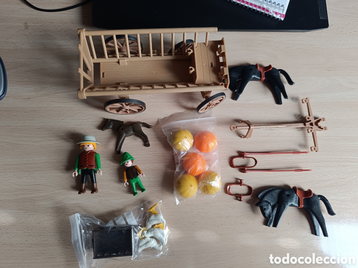 Playmobil: Playmobil 3735. Carro granja calabazas medieval